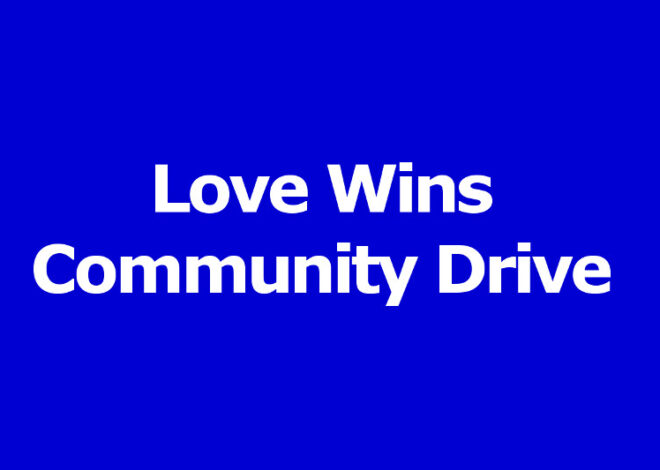 CCSU Love Wins Community Drive