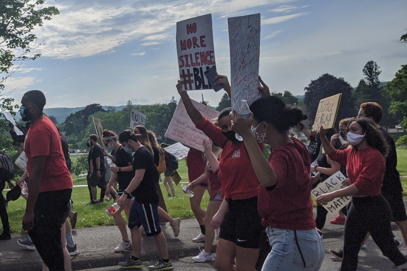 Protesters March for Peace, Love and Justice