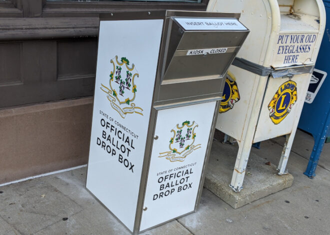 New Britain Is Using Two Ballot Drop Boxes At City Hall For Now: Legislators Get Two More OK’d For Heavy Presidential Turnout