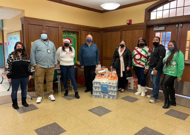 NHS Donates Winter Wear and Hygiene Items to Schools