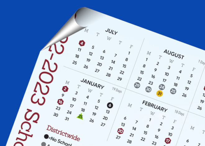 School System Publishes 2022-2023 School Calendar