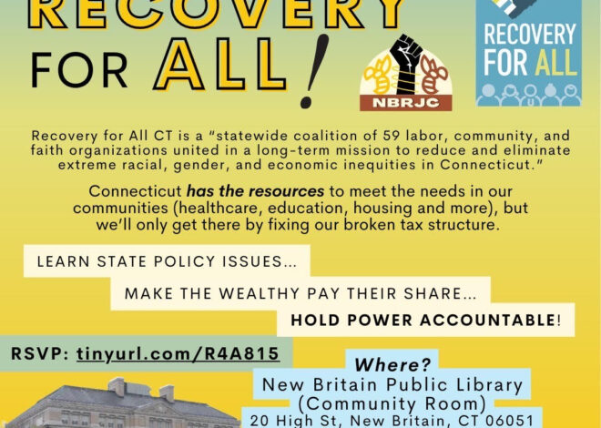Racial Justice Coalition and Recovery for All Hosting “A Night of Learning”