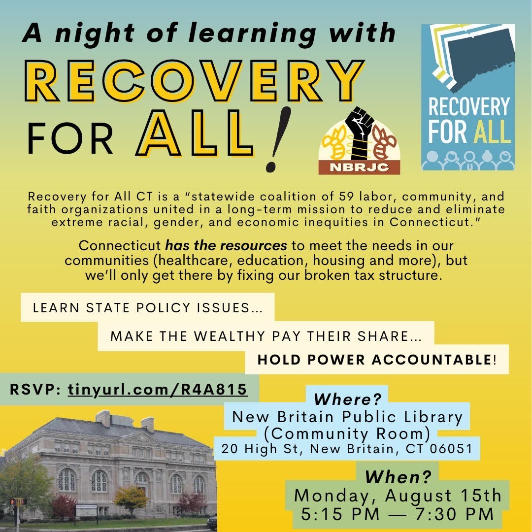 Racial Justice Coalition and Recovery for All Hosting “A Night of Learning”