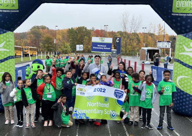 New Britain Kids Participate in Hartford Marathon’s FitKids “Final Mile”