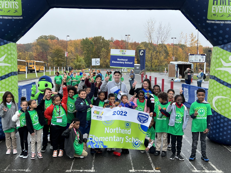 New Britain Kids Participate in Hartford Marathon’s FitKids “Final Mile”