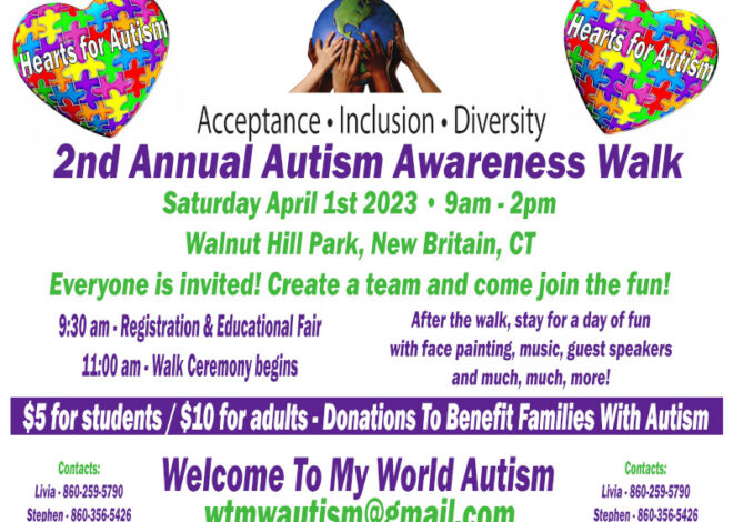 Welcome to My World Autism Hosting 2nd Annual Autism Awareness Walk