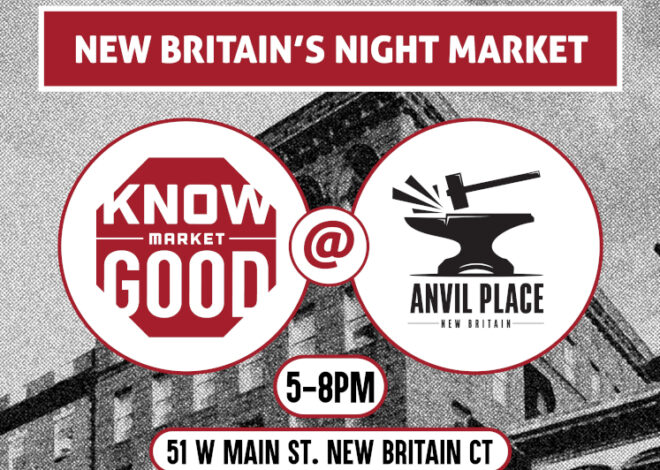 KNOW GOOD Holding Monthly Market at Anvil Place