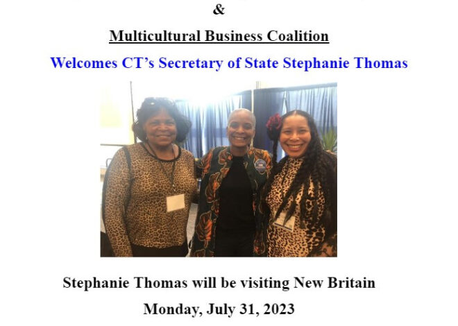 Secretary of the State Stephanie Thomas to Speak at NAACP Economic Development Committee and Multicultural Business Coalition Meeting