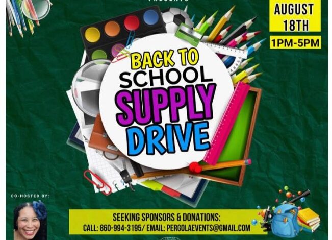 Candyce Scott and Pergola Announce Back to School Supply Drive