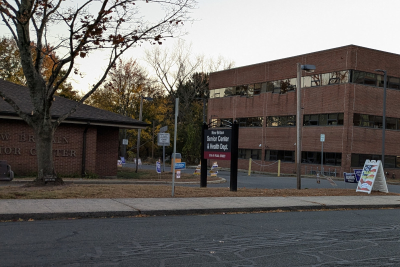 Voting at New Britain Senior Center