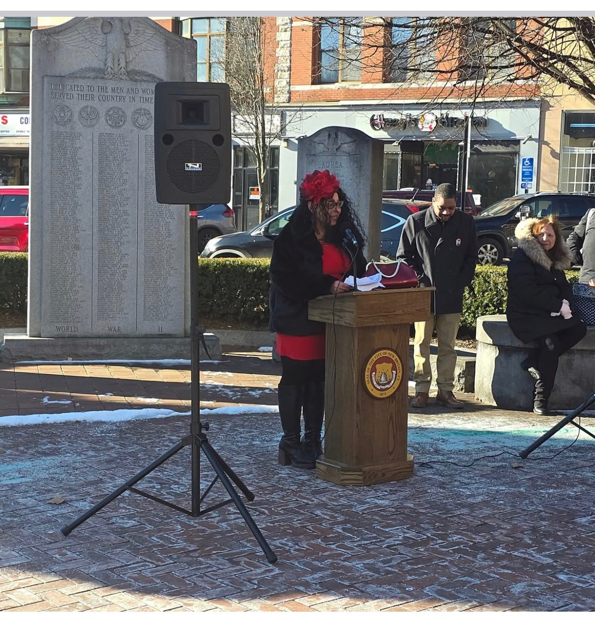 A Call for Hope, Pride and Activism from Ald Scott at Black History Month Flag Raising