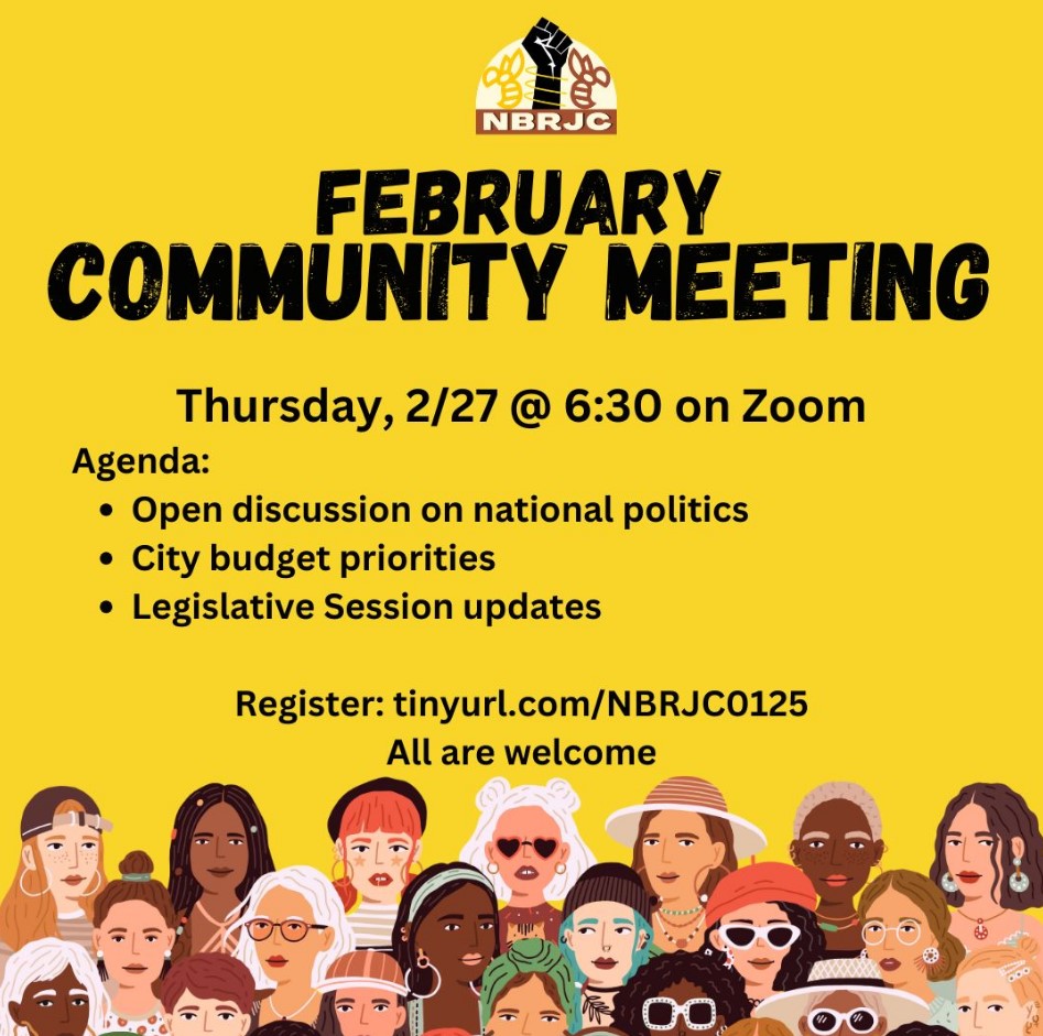 NBRJC to Hold February Community Meeting