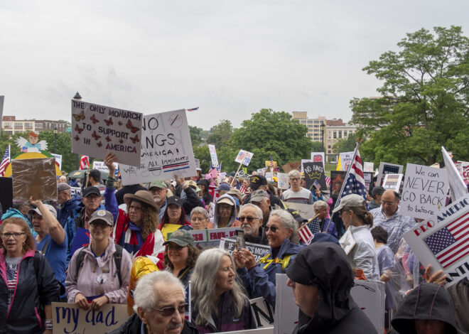 Tens of Thousands of People, Including Many from New Britain, March in Hartford in “No Kings” Protest