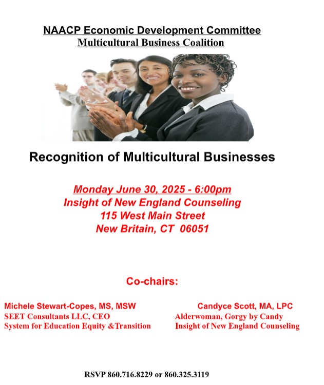 NAACP Economic Development and Multicultural Business Coalition to Meet