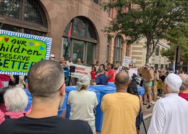Protest Held Against ICE Immigration Abductions of New Britain Residents and Other Trump Policies