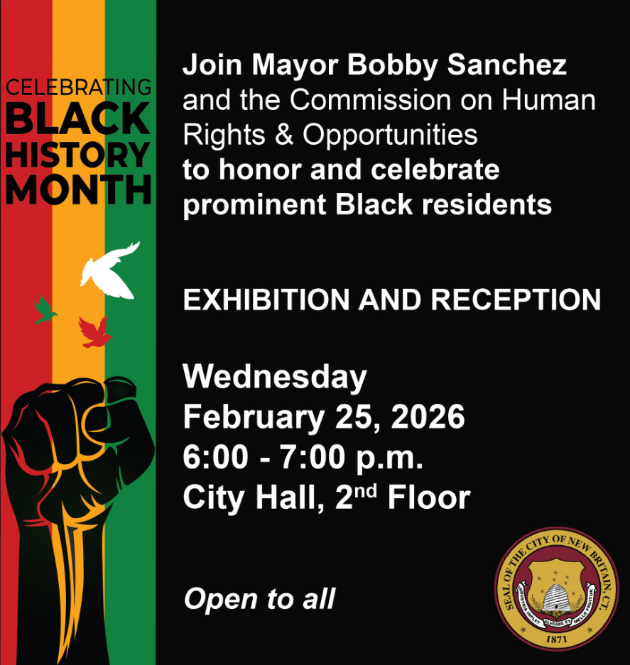 Mayor Bobby Sanchez and the Commission on Human Rights & Opportunities to Celebrate Black Leaders