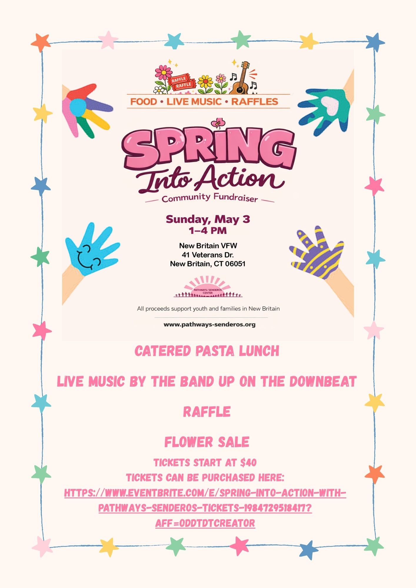 Pathways/Senderos Center Holding “Spring Into Action” Community Fundraiser Event