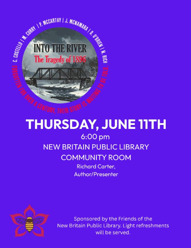 Friends of the New Britain Library Hosting Presentation on 1896 Bristol Railroad Disaster