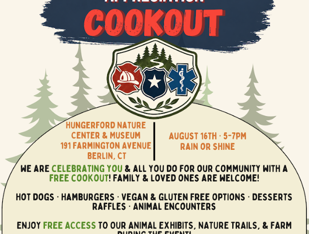 Hungerford Nature Center & Museum Hosting First Responders Appreciation Cookout